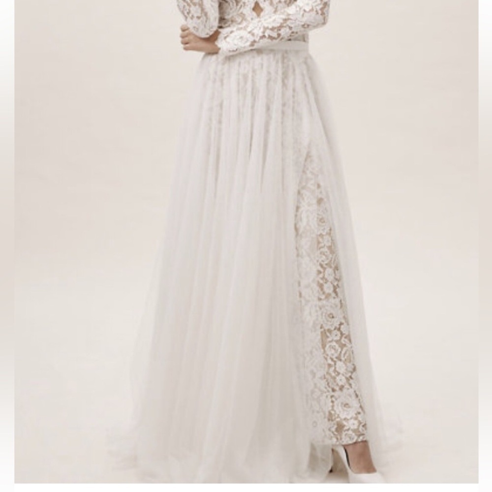Jenny by Jenny Yoo Tulle Overskirt Size S - Picture 2 of 16